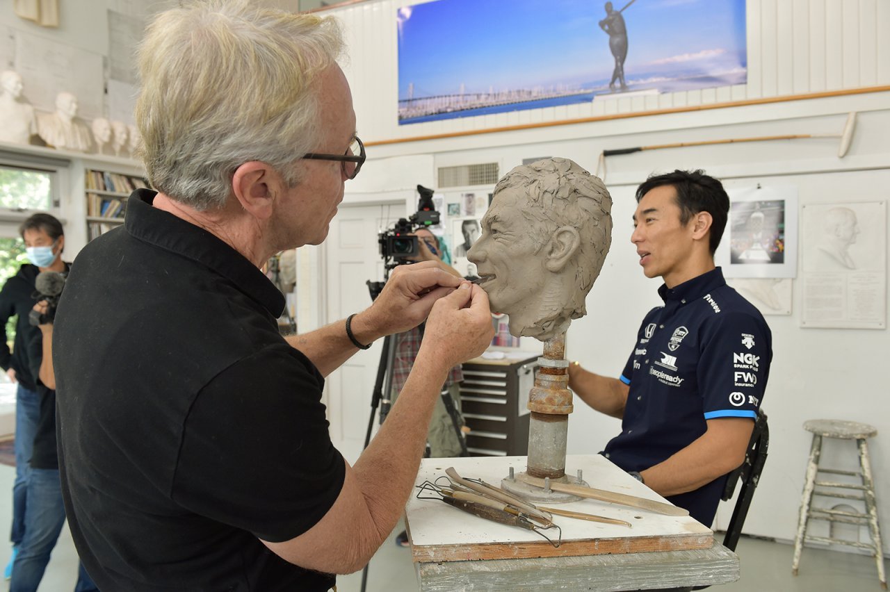 Borg-Warner sculptor