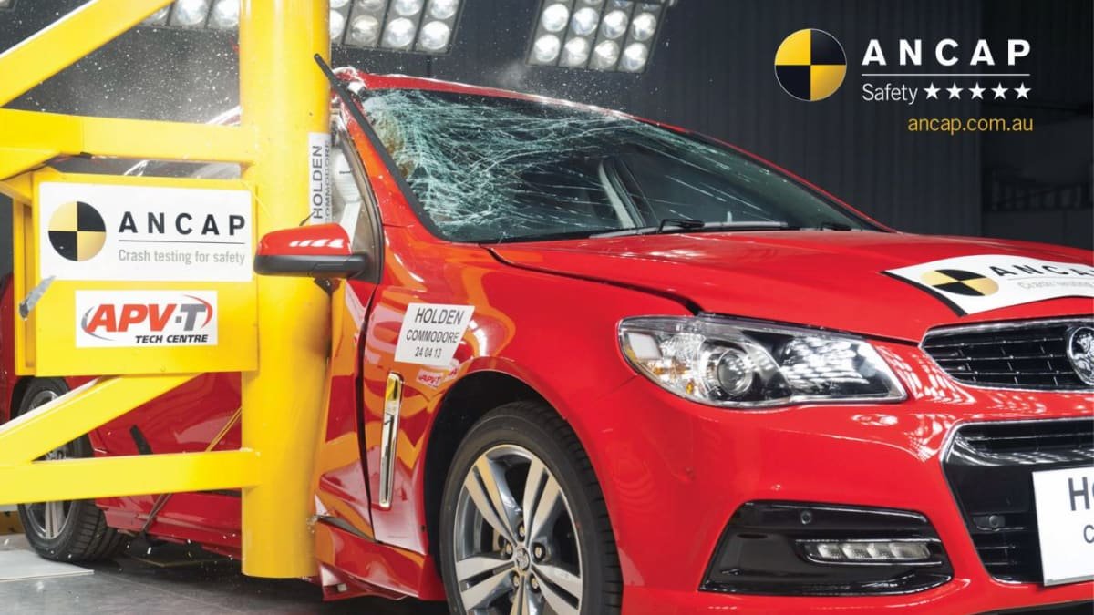 New Holden VF Commodore Lands 5-Star Crash Safety Rating: ANCAP
