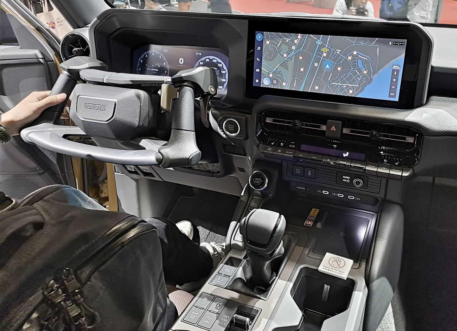 New Land Cruiser Prado steering wheel