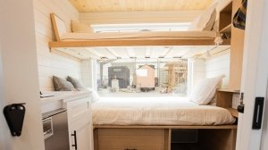 Inside the Nook Tiny Homes Roam travel trailer