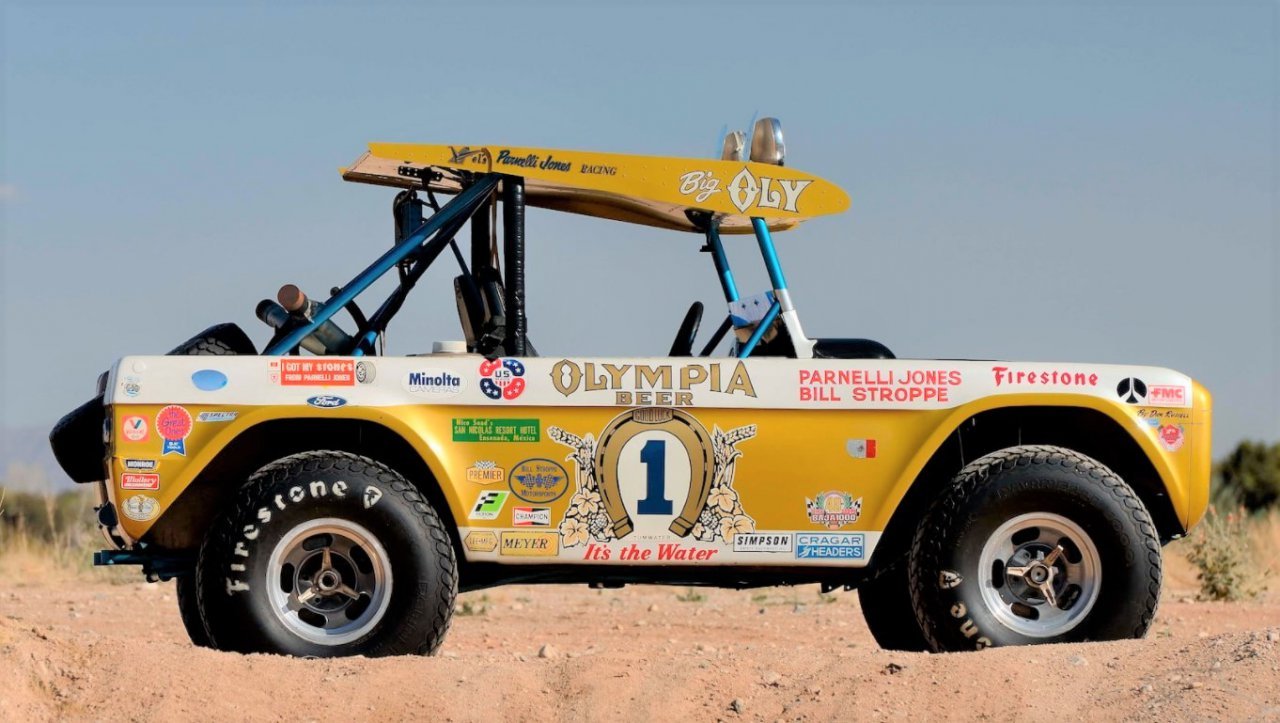 Parnelli Jones’ Baja-raced 'Big Oly' Ford Bronco joins Mecum's Indy auction