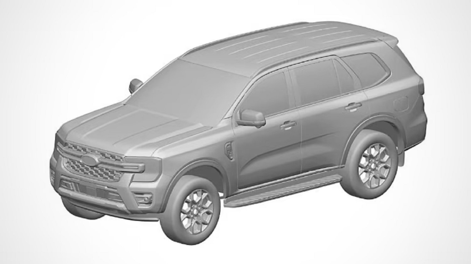 Ford Everest Wildtrak patents emerge