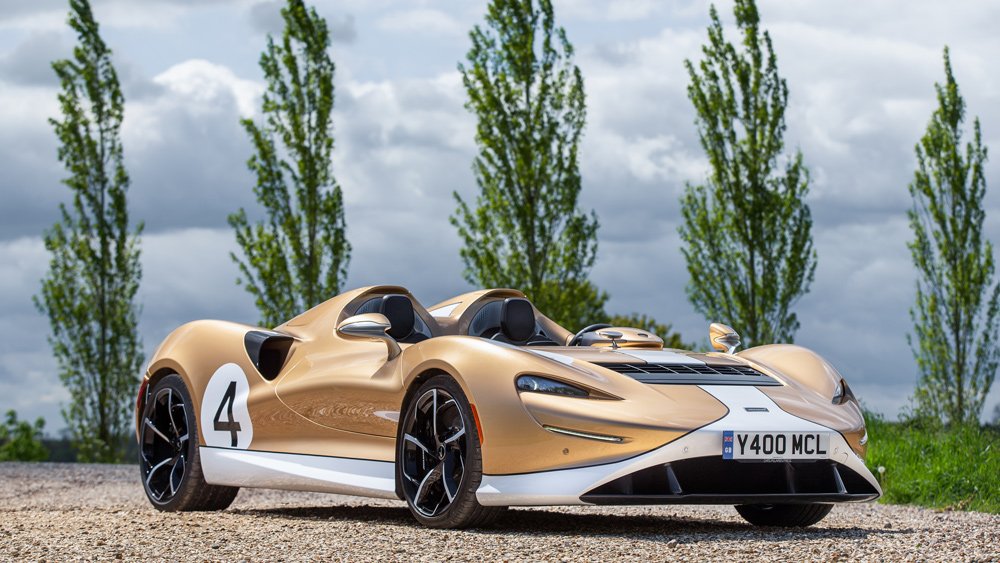 The McLaren Elva supercar in England.