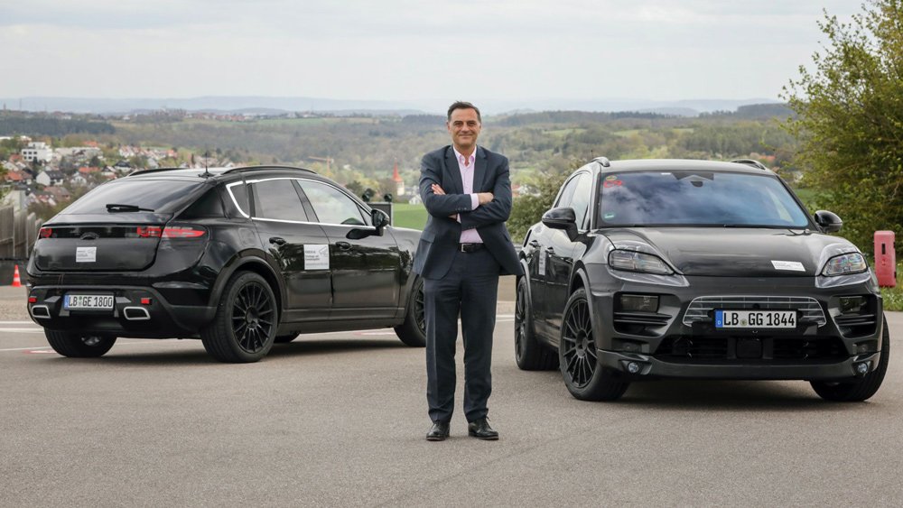 Porsche starts real-world testing of its electric Macan.