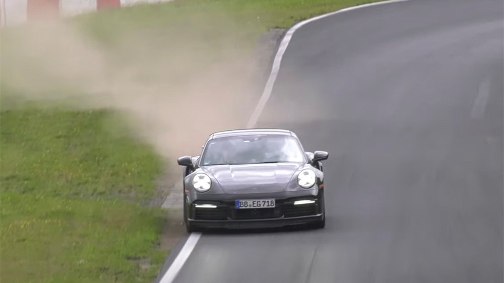 Porsche 911 Turbo Hybrid prototype undergoes testing at Nürburgring