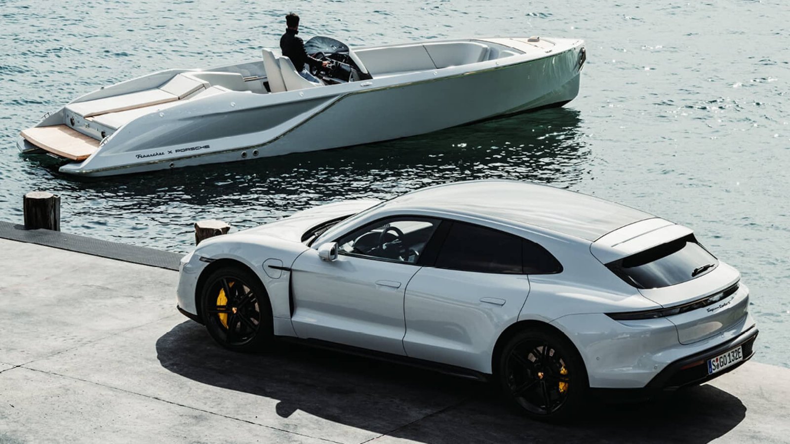 Porsche unveils $1 million electric boat with Macan EV power
