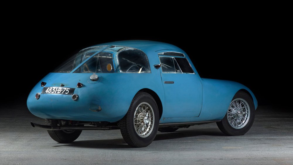 A 1950 Gordini Type 18S once raced by Juan Manuel Fangio at Le Mans.