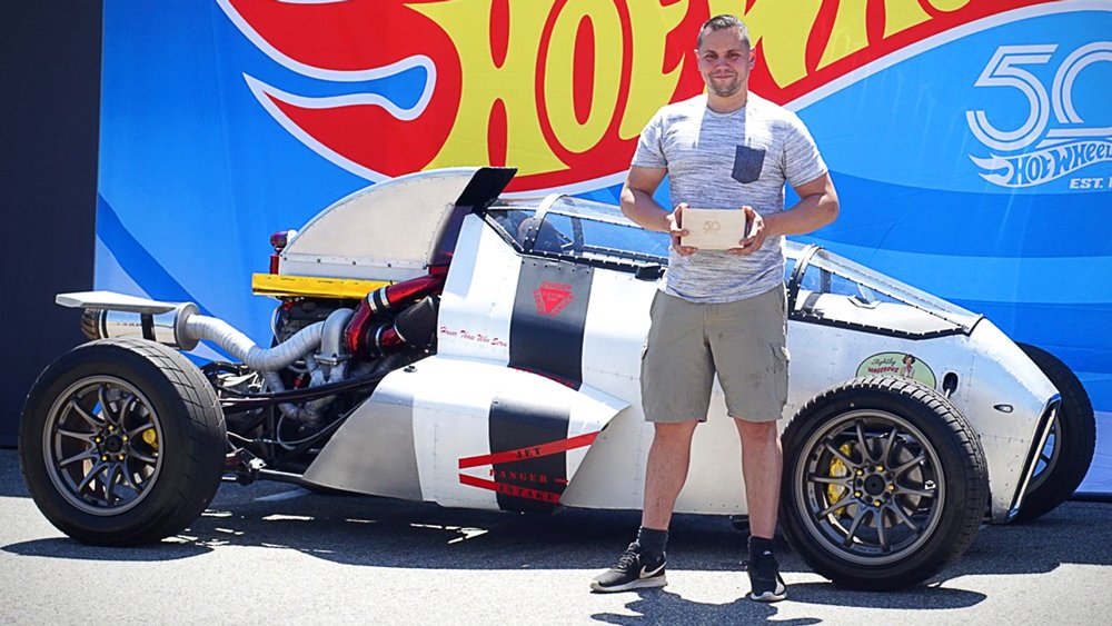 A scene from the 2018 Hot Wheels Legends Tour.