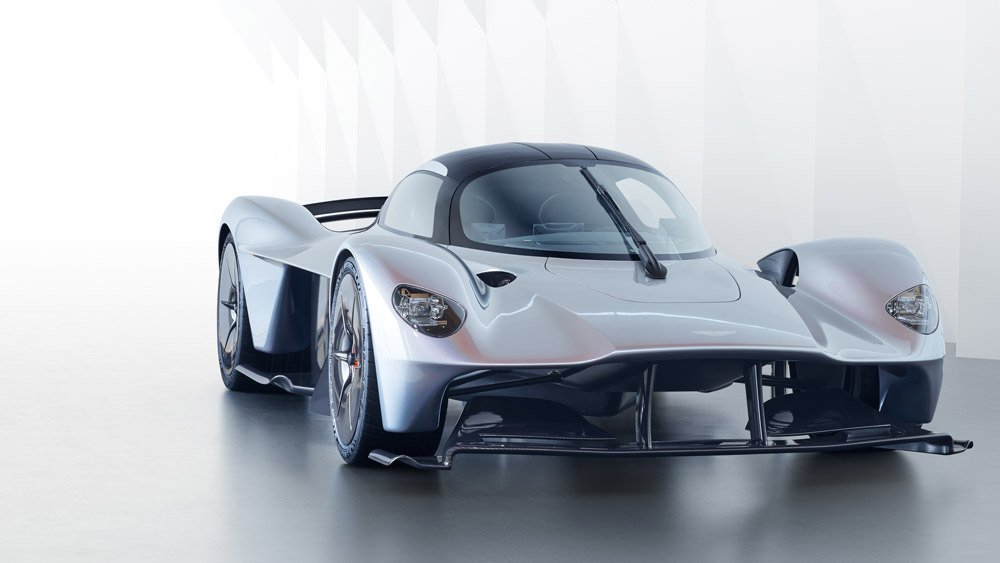 Rendering of the Aston Martin Valkyrie.
