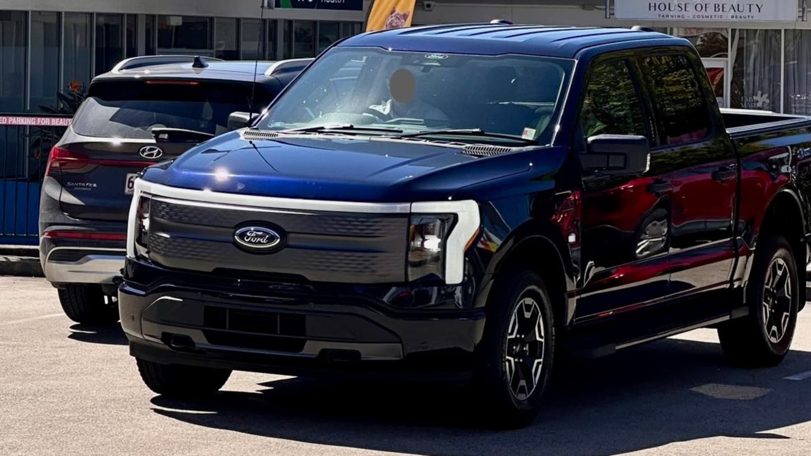 Right-hand-drive Ford F-150 Lightning electric pick-up spotted in Brisbane