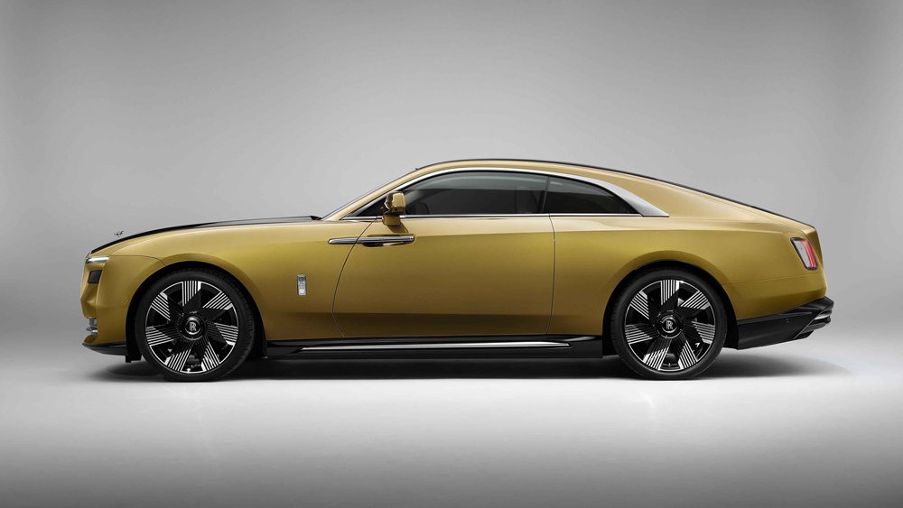 The all-electric Rolls-Royce Spectre.