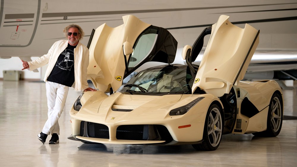 Sammy Hagar with his 2015 LaFerrari.