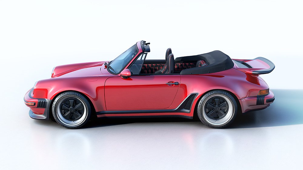 The Singer Vehicle Design Turbo Study from the side