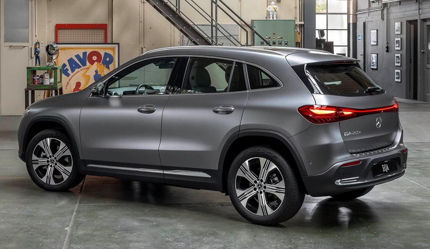 Mercedes-Benz unwraps facelift EQA