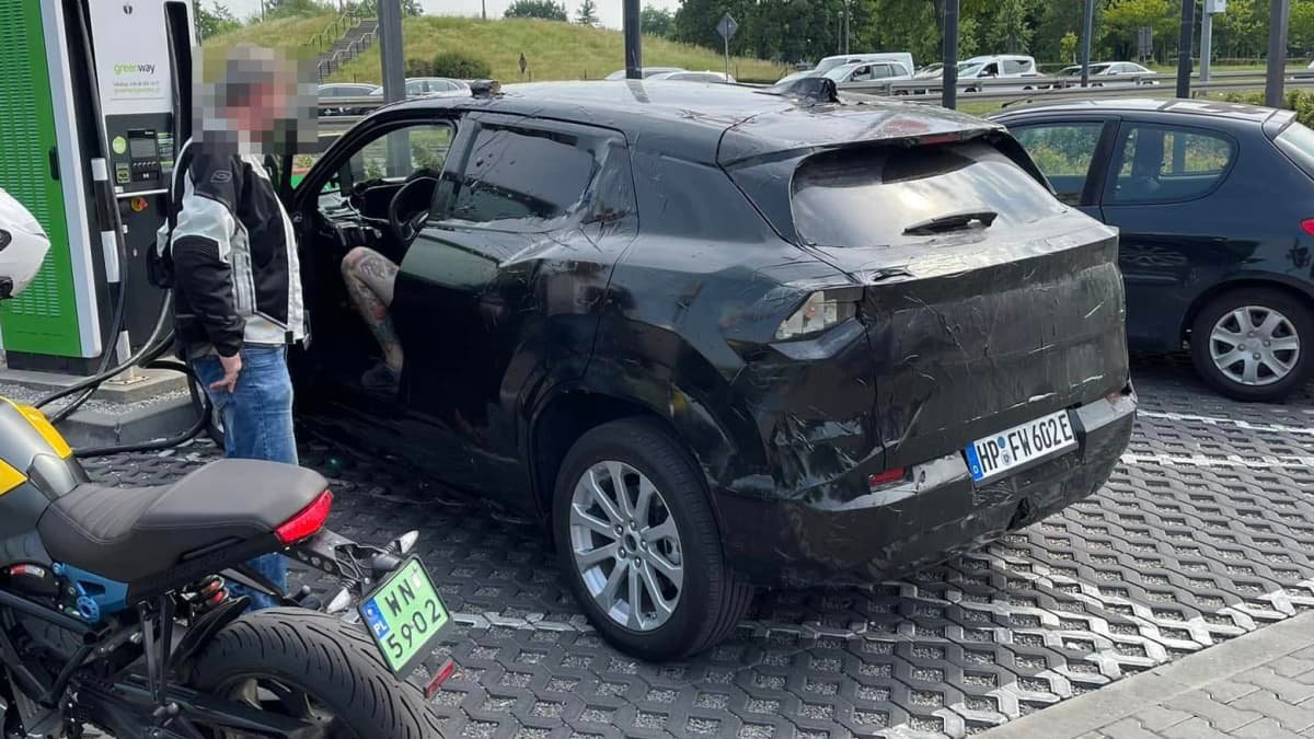 Suzuki EVX electric car caught on camera in Europe