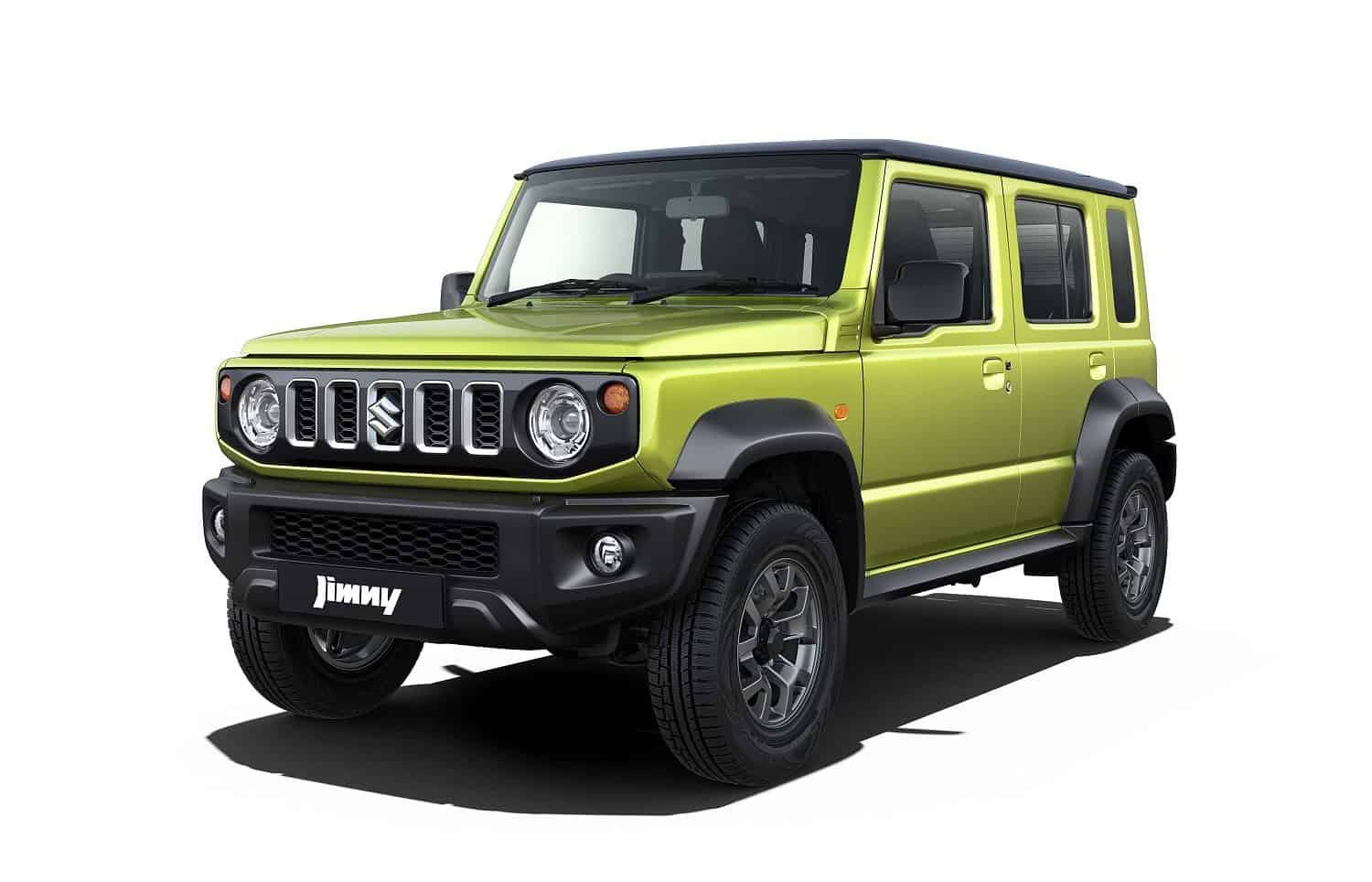 Suzuki Jimny five-door in transit to South Africa