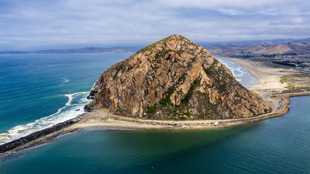 Morro Rock in Morro Bay, Calif.