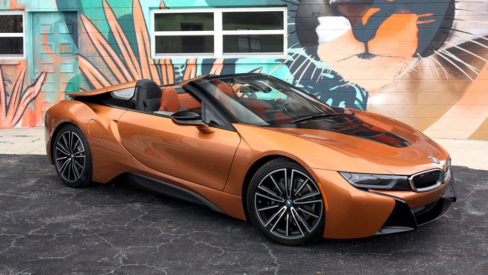 The 2019 BMW i8 Roadster.