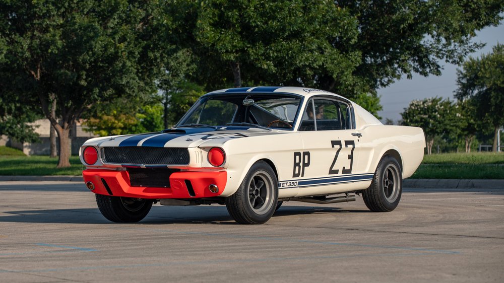 A 1965 Shelby GT350R Fastback.