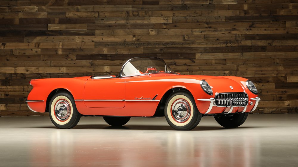 A 1955 Chevrolet Corvette Roadster.