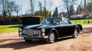 A front 3/4 view of the 1959 Facel Vega Facel II Prototype