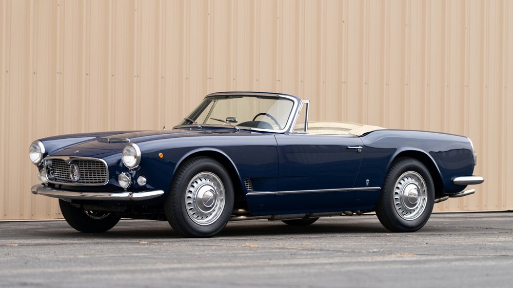 A 1960 Maserati 3500 GT Spider.