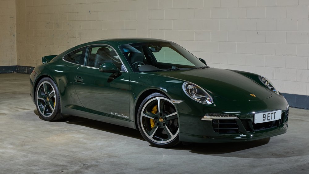 A 2012 Porsche 911 Club Coupe.