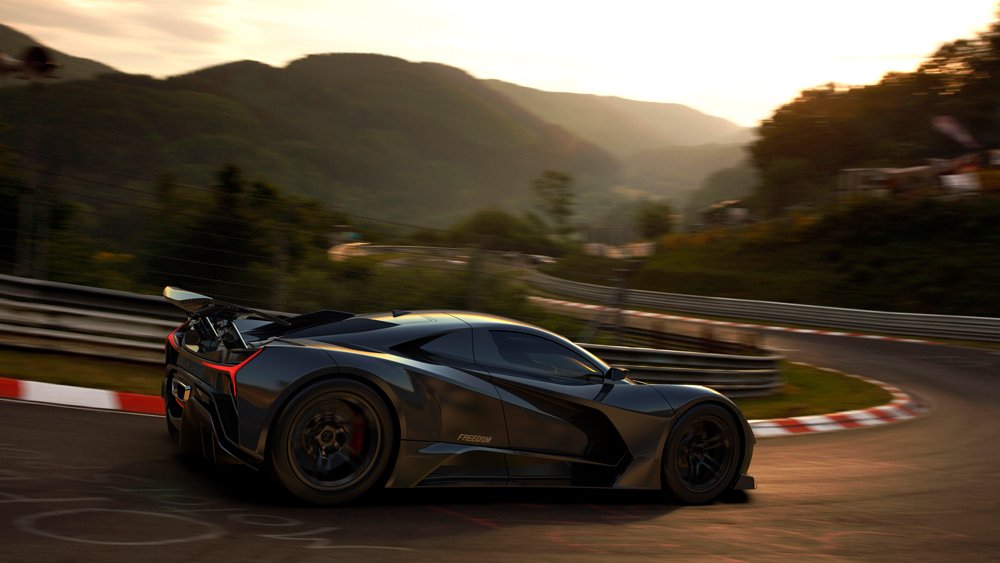 The Elation Freedom hypercar.