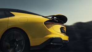 The 2025 Lotus Emeya's active rear spoiler