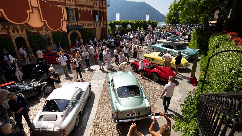 The 2022 Concorso d'Eleganza Villa d'Este on the shoreline of Italy's Lake Como.