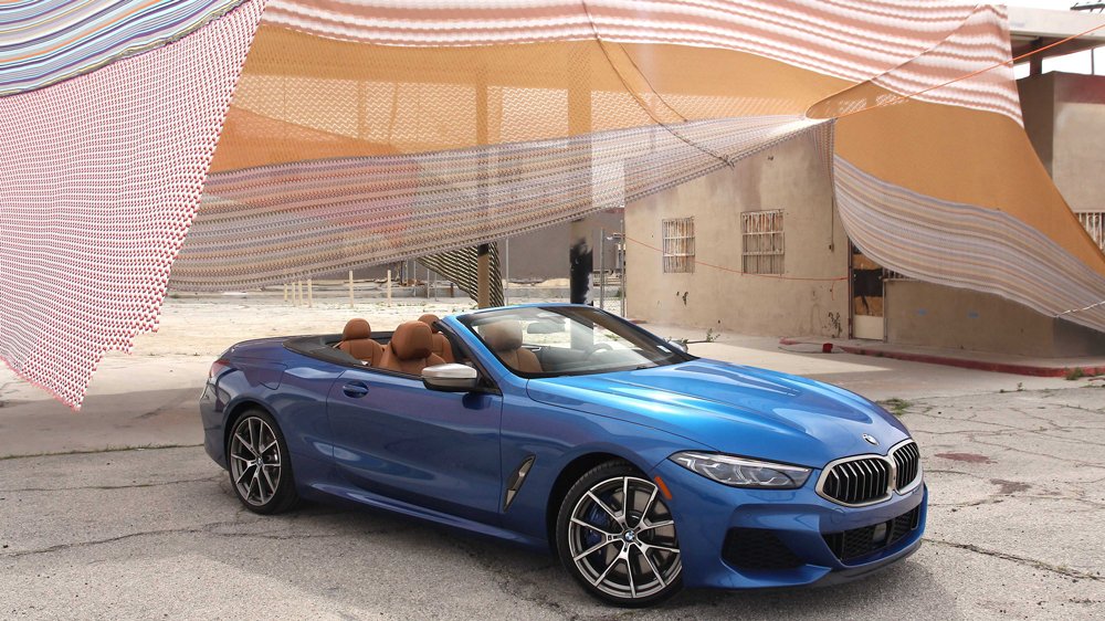The BMW 850i xDrive Convertible.