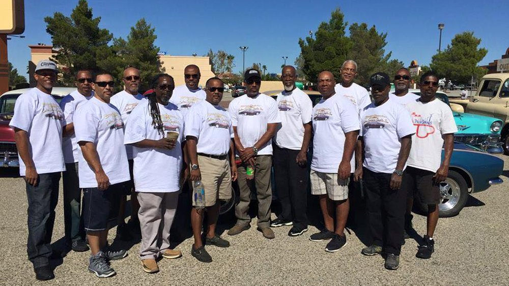 A few members of the Black Classics Car Club.