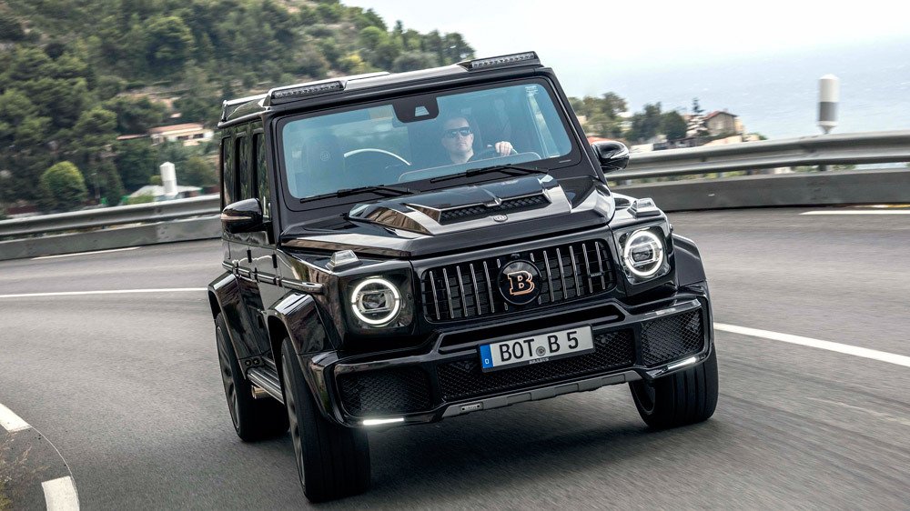 The Brabus 700 Widestar in Monaco.