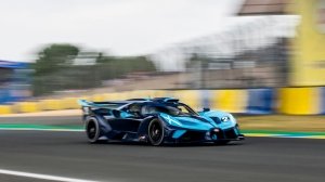The Bugatti Bolide on the Circuit de la Sarthe