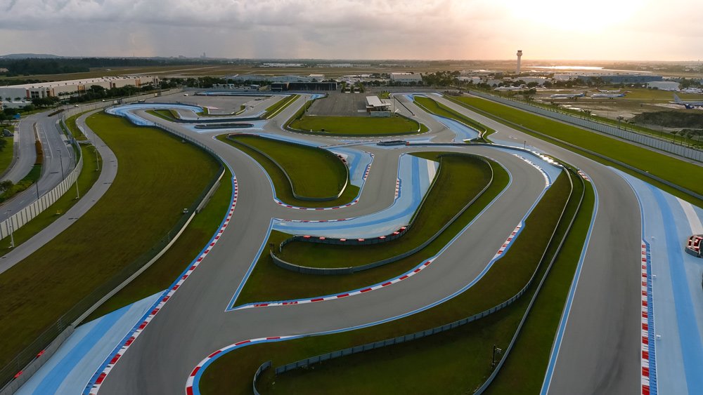 The Concours Club private racetrack in Opa Locka, Fla.