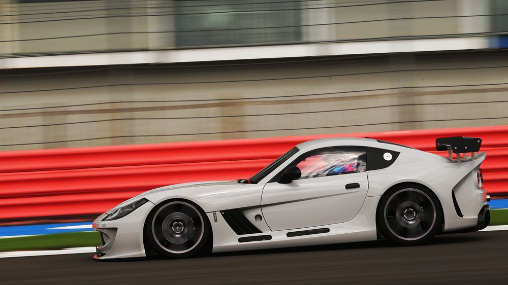 Driving the Ginetta G56 GTA on track.