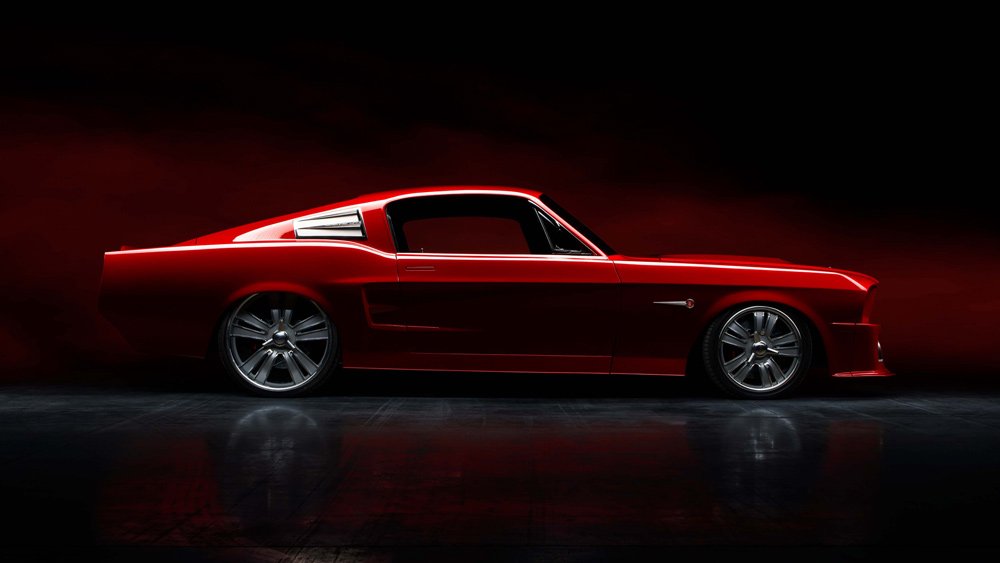 The Kendall Custom, a one-off restomod inspired by the 1967 Shelby GT500.