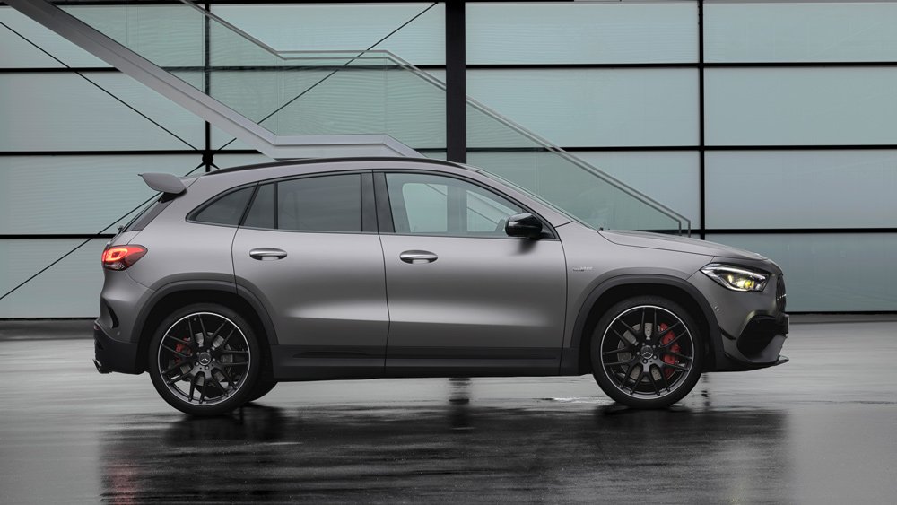 The Mercedes-AMG GLA 45 4MATIC+ sport utility vehicle.