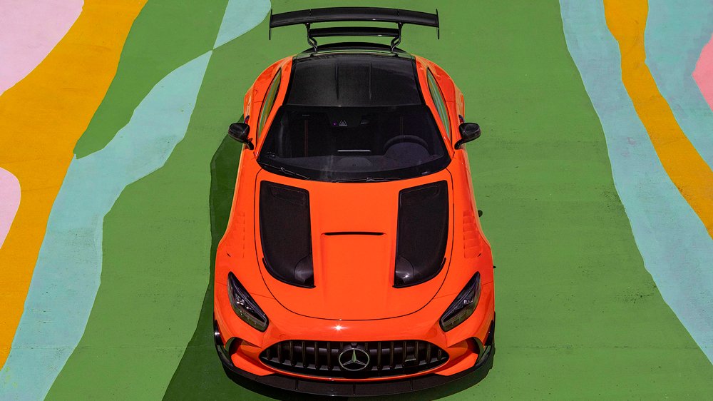 The Mercedes-AMG GT Black Series.
