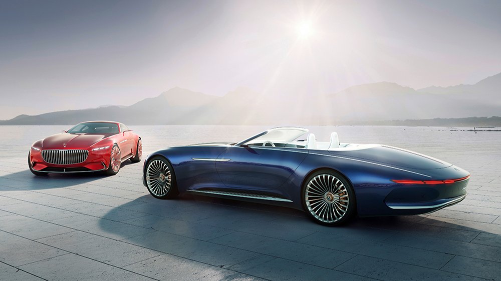 The Vision Mercedes-Maybach 6 Coupé and Cabriolet