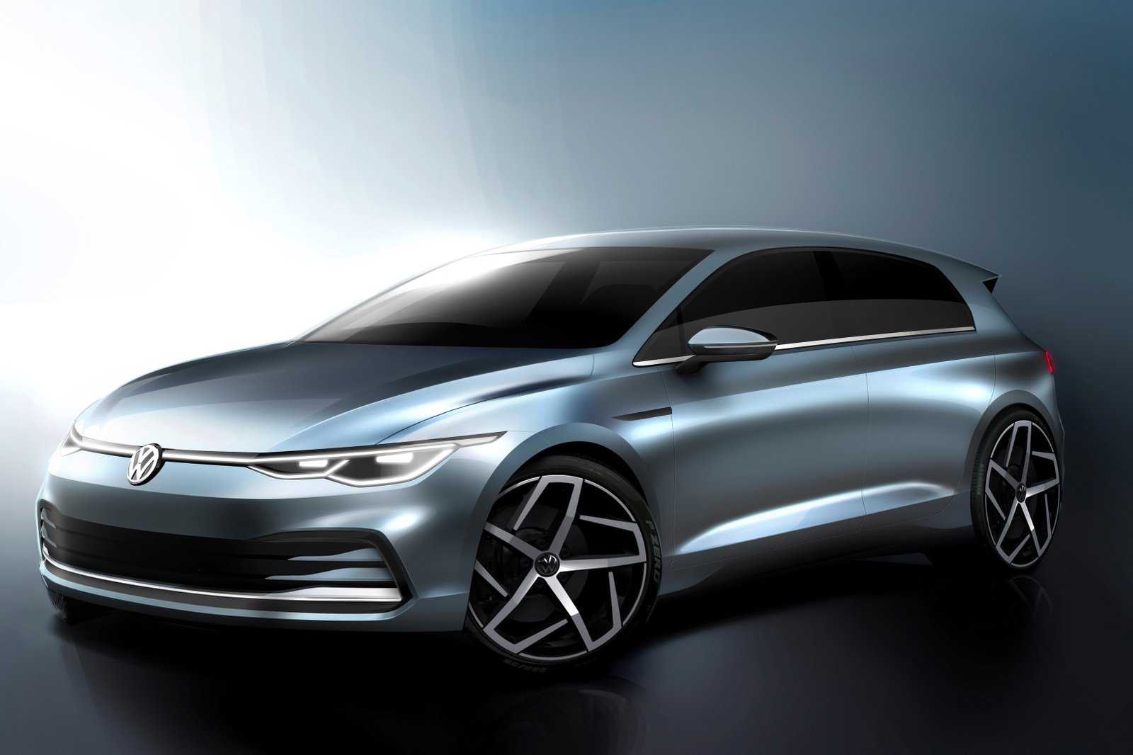 The all-new Golf (design sketch)