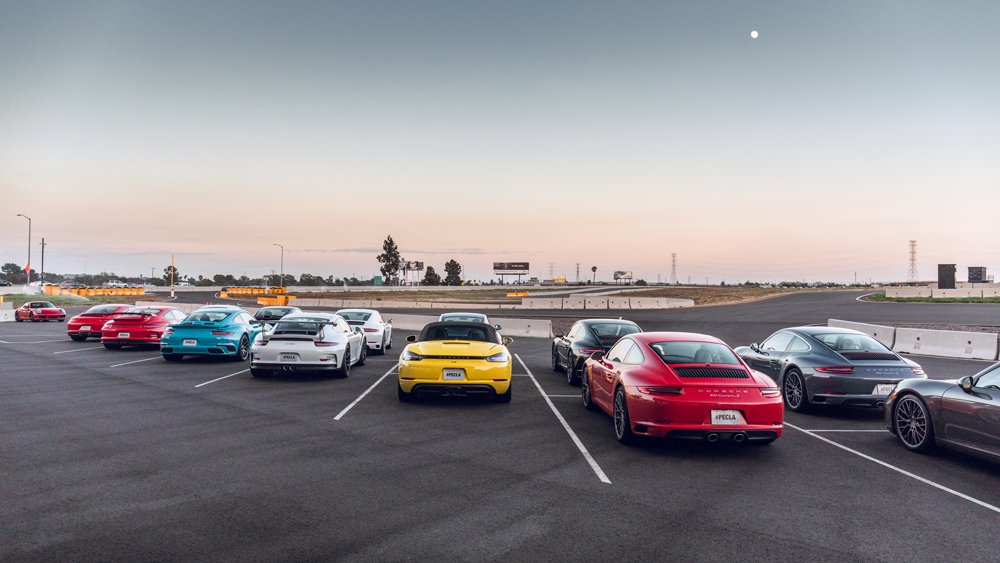 The Porsche Experience Center in Carson, Calif.