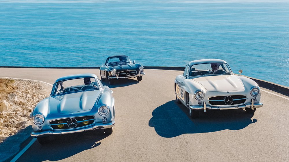 Two Mercedes 300 SL 