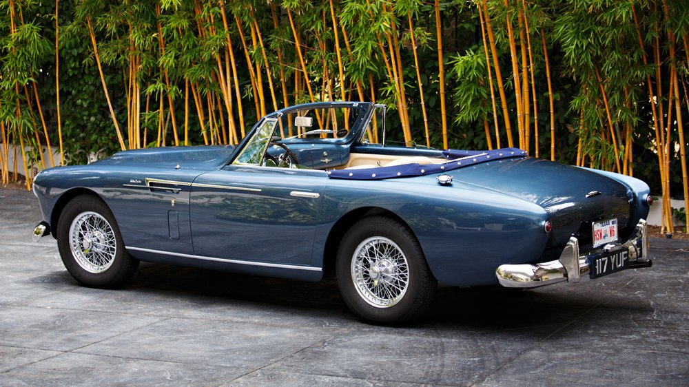 A 1954 Aston Martin DB2/4 Drophead Coupe by Bertone.