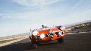Driving a 1956 Alfa Romeo Giulietta Spider Veloce.