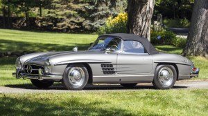 A 1960 Mercedes-Benz 300 SL Roadster.