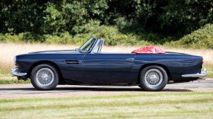 A 1963 Aston Martin DB4 Series V Convertible.