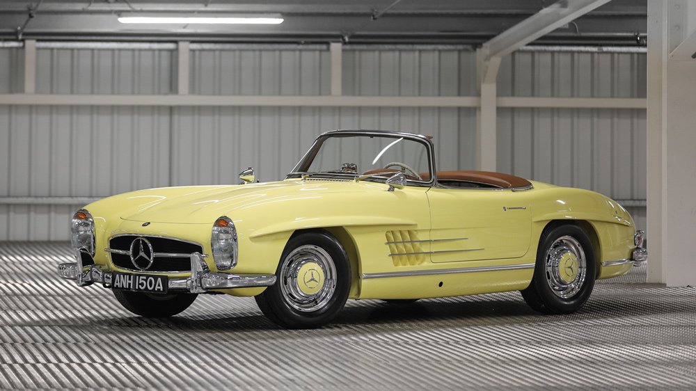 A 1963 Mercedes-Benz 300 SL Roadster.