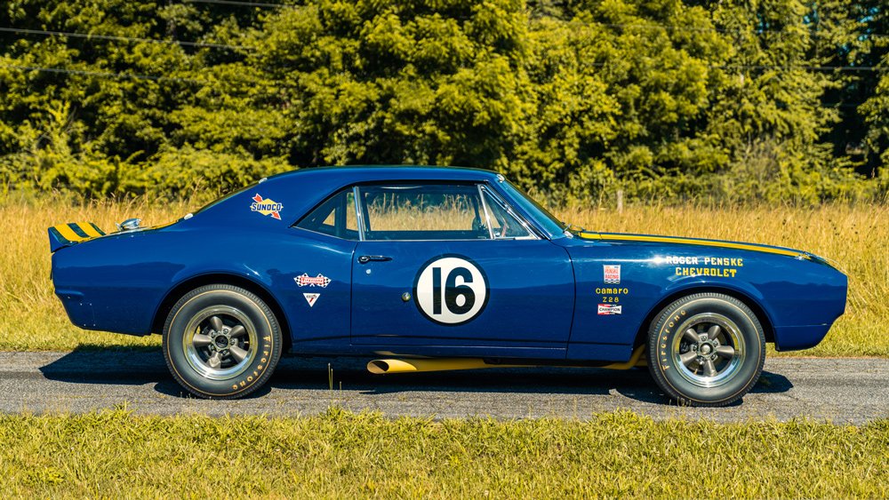 A 1967 Chevrolet Camaro Z/28 Trans Am.
