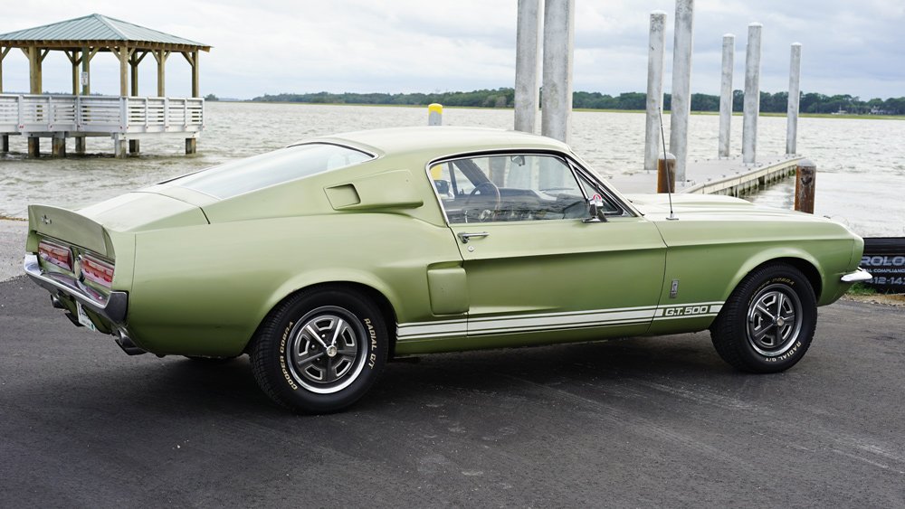 An unrestored 1967 Shelby GT500.